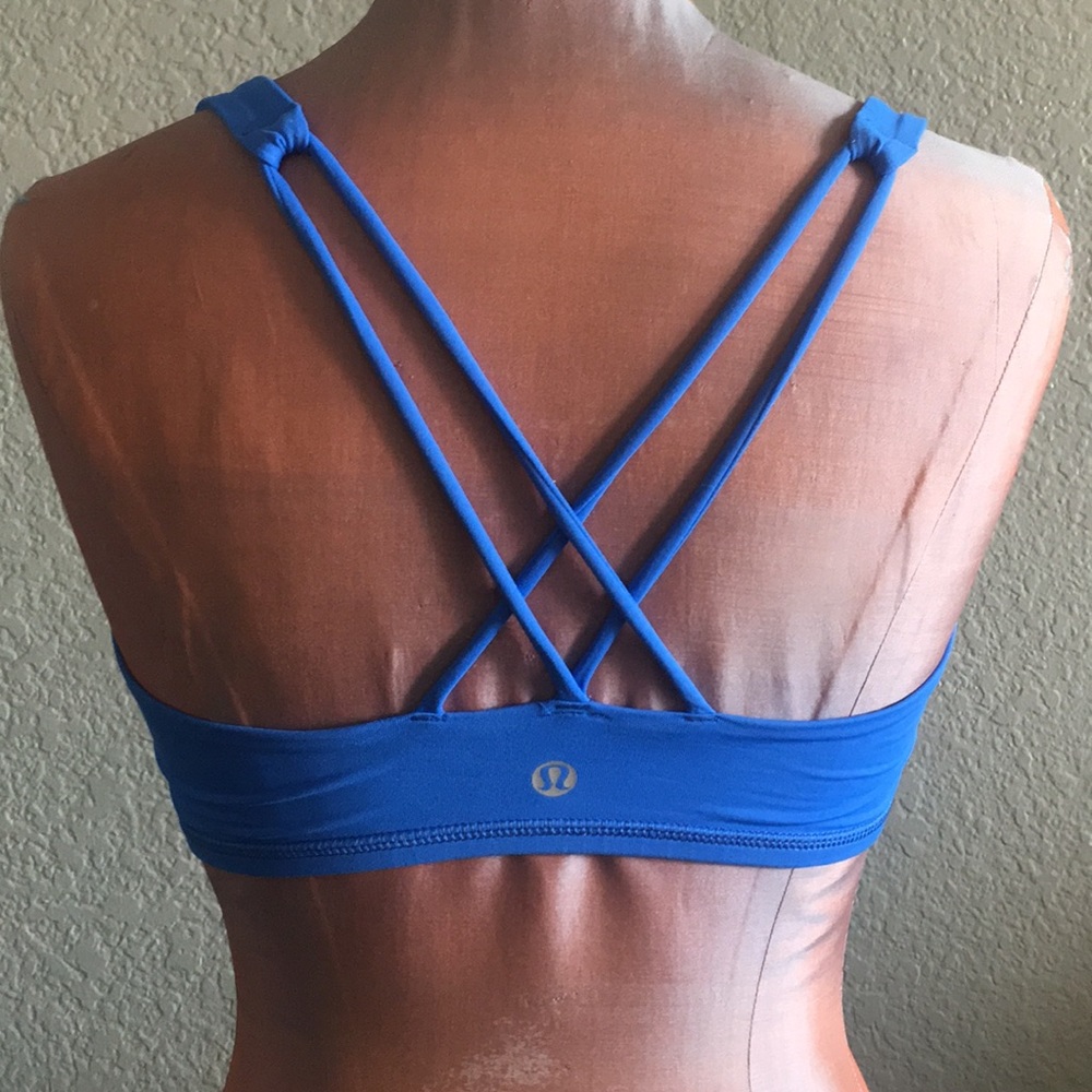 LuLuLemon blue bra